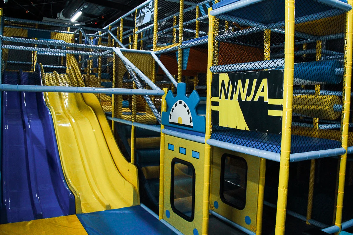 Adventure ninja course at Kidz Korner