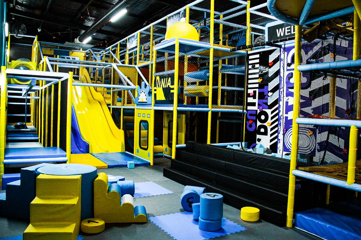 Kidz Korner ninja course obstacle