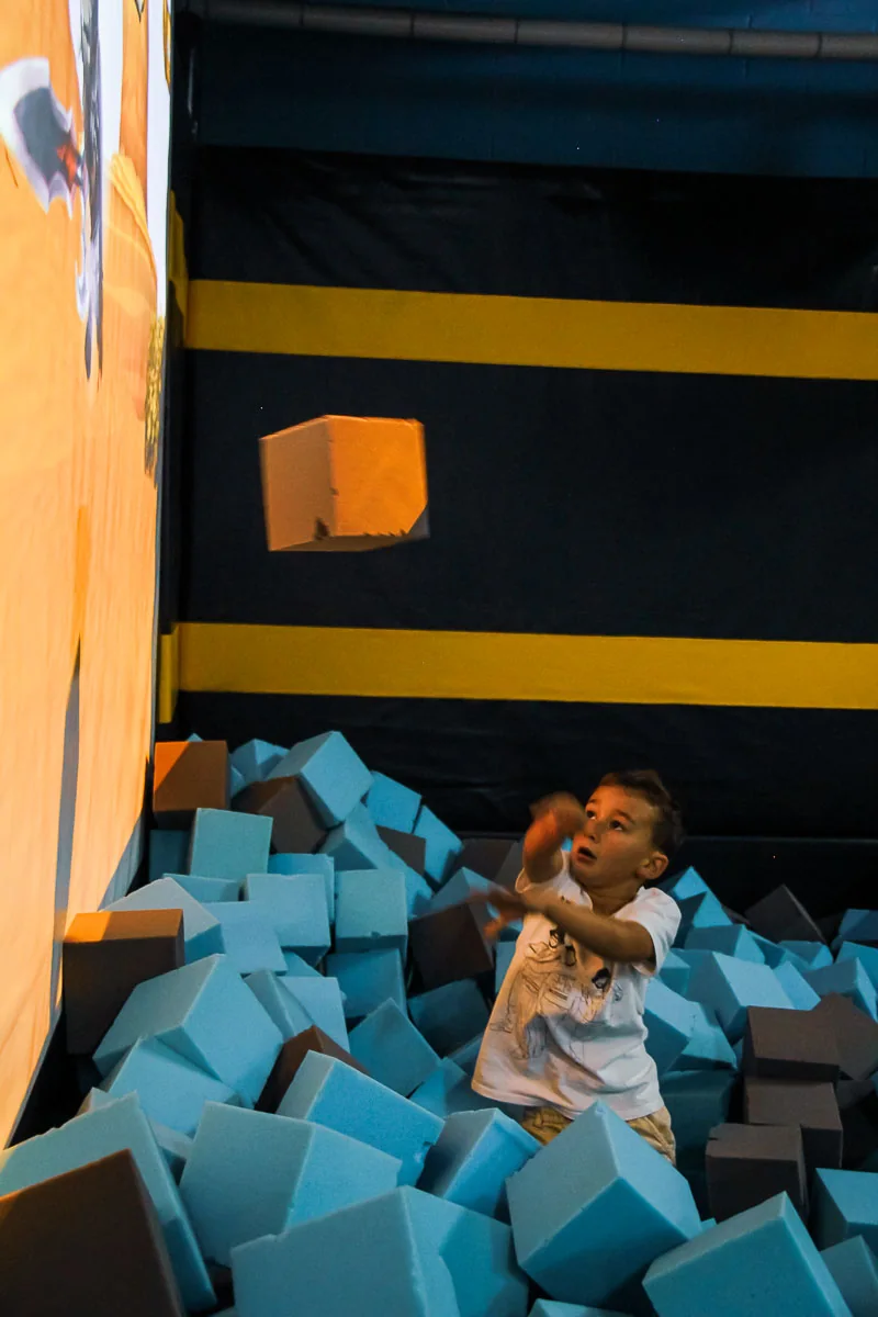 Foam pit fun at Kidz Korner